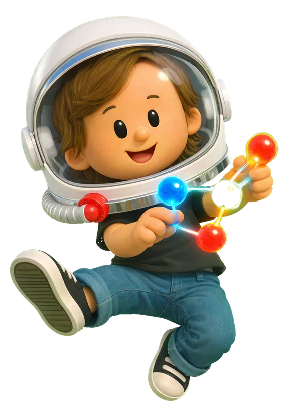 Brad Frost drawn as a chunky cartoon kid mid-play in the Backyard Designers yard